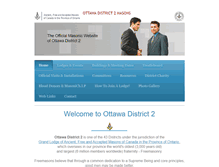 Tablet Screenshot of ottawamasons.ca