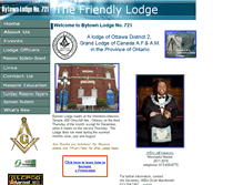 Tablet Screenshot of bytown.ottawamasons.ca